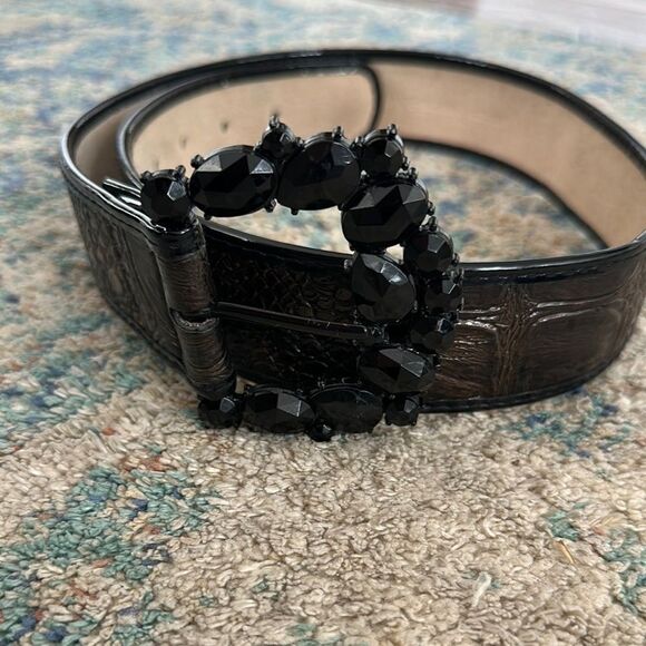 NWOT Chicos Black/Brown Belt size Medium - Picture 1 of 6
